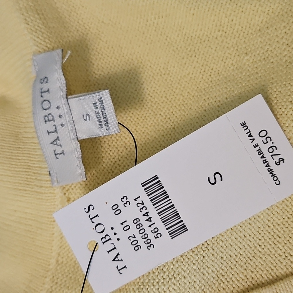 Talbots Lightweight Cardigan Sweater Small NEW - Picture 2 of 5